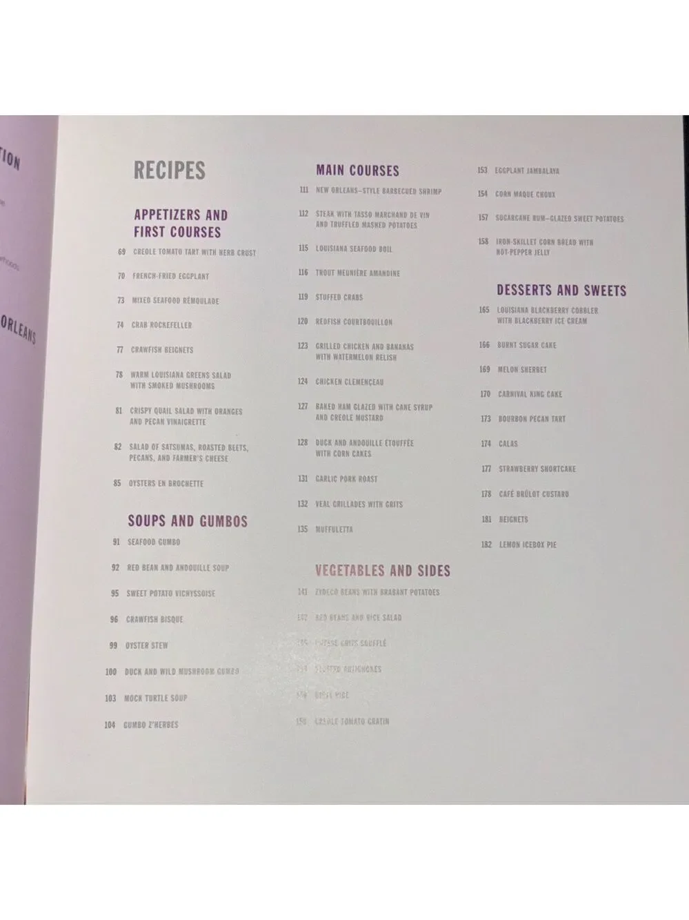 Williams Sonoma New Orleans Cookbook recipes‎ over 175 pages